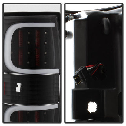 SPYDER xTune Ford F150 09-14 LED Tail Lights - Black ALT-ON-FF15009-LBLED-BK 5082169