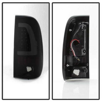 SPYDER xTune 97-03 Ford F-150 Light Bar LED Tail Lights - Black Smoke (ALT-ON-FF15097-LBLED-BSM) 9038501
