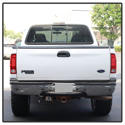 SPYDER Xtune Ford F150 Styleside 97-03 Super Duty 99-07 LED Tail Lights Red Smoke ALT-ON-FF15097-LED-RC 5034076