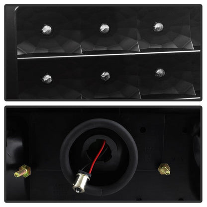 SPYDER Xtune Ford MUStang 87-93 LED Tail Lights Black ALT-ON-FM87-LED-BK 5012975