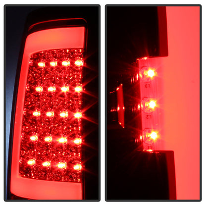 SPYDER Xtune GMC Sierra 07-13 LED Tail Lights Red Clear ALT-ON-GS07-G2-LED-RC 5081575