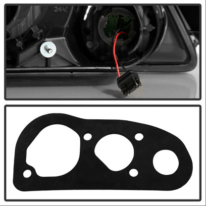 SPYDER xTune Honda S2000 04-08 LED Tail Lights - Black ALT-ON-HS2K04-LED-BK 5081605