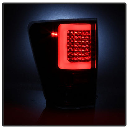 SPYDER xTune 04-15 Nissan Titan Light Bar LED Tail Lights - Smoke (ALT-ON-NTI04-LBLED-SM) 9038549
