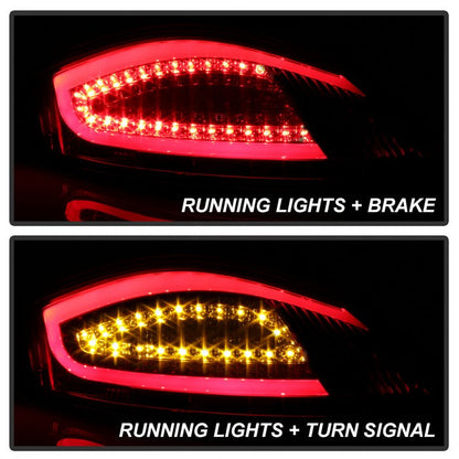 SPYDER xTune Porsche 987 Cayman 06-08 / Boxster 05-08 LED Tail Lights - Red Clear ALT-ON-P98705-LED-RC 9038600