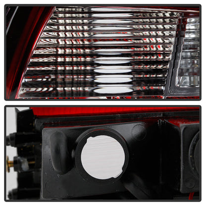 SPYDER Xtune Porsche 911 996 ( Non 4S. Turbo. GT3 ) 99-04 LED Tail Lights Red Clear ALT-ON-P99699-LED-RC 5013132