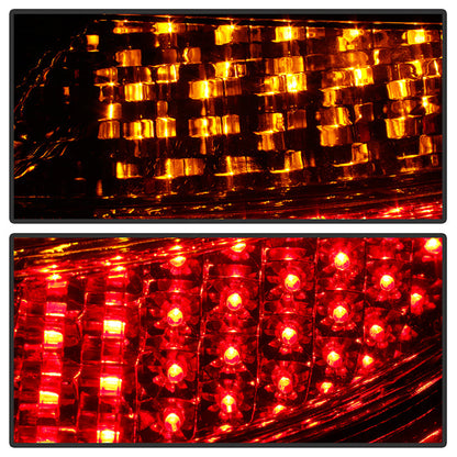 SPYDER Xtune Porsche 911 996 ( Non 4S. Turbo. GT3 ) 99-04 LED Tail Lights Red Clear ALT-ON-P99699-LED-RC 5013132