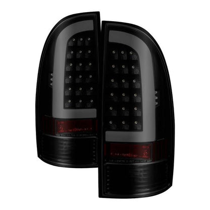 SPYDER xTune 05-15 Toyota Tacoma (Excl LED Tail Lights) LED Tail Lights - Blk Smk (ALT-ON-TT05-LBLED-BSM) 9038556