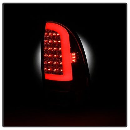 SPYDER xTune 05-15 Toyota Tacoma (Excl Models w/LED) Light Bar LED Tail Lights -Chrm (ALT-ON-TT05-LBLED-C) 5082114