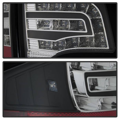 Spyder Audi A4 4Dr 06-08 LED Tail Lights Black ALT-YD-AA406-G2-LED-BK 5029287