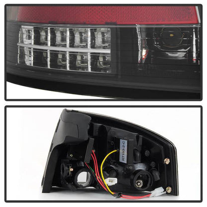 Spyder Audi A4 4Dr 06-08 LED Tail Lights Black ALT-YD-AA406-G2-LED-BK 5029287
