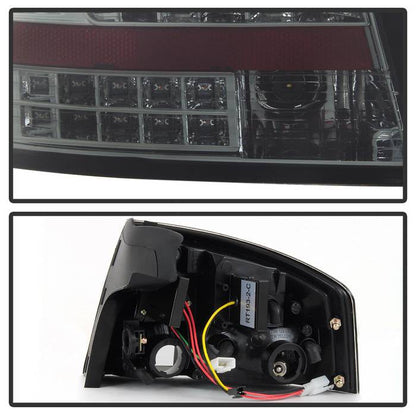 Spyder Audi A4 4Dr 06-08 LED Tail Lights Smoke ALT-YD-AA406-G2-LED-SM 5029317