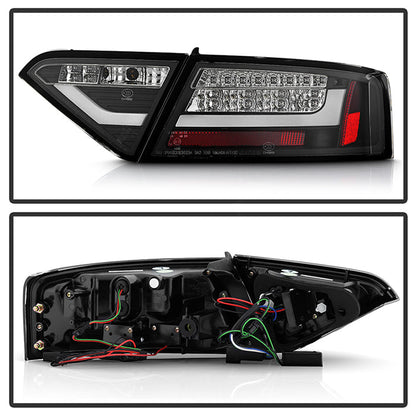 Spyder Audi A5 08-12 LED Tail Lights Black ALT-YD-AA508-LED-BK 5082275
