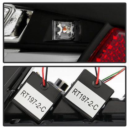 Spyder Audi A5 08-12 LED Tail Lights Black ALT-YD-AA508-LED-BK 5082275