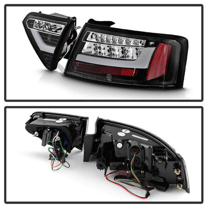 Spyder Audi A5 08-12 LED Tail Lights Black ALT-YD-AA508-LED-BK 5082275