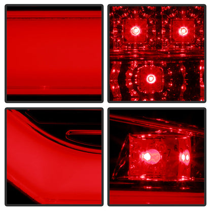 Spyder 08-12 Audi A5 LED Tail Lights - Red Clear ALT-YD-AA508V2-LED-RC 5083258