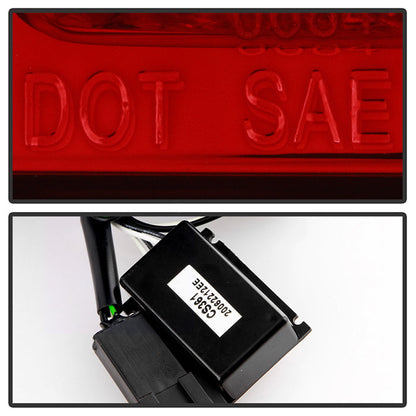 Spyder 08-12 Audi A5 LED Tail Lights - Red Clear ALT-YD-AA508V2-LED-RC 5083258