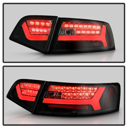 Spyder 09-12 Audi A6 LED Tail Lights - Black (ALT-YD-AA609-LED-BK) 5085160