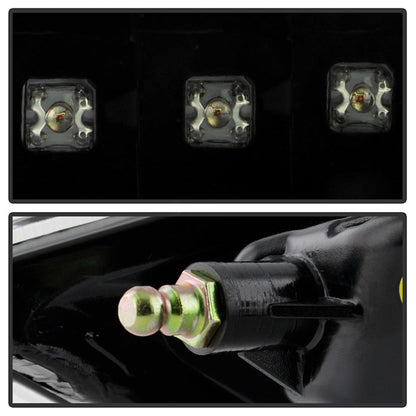 Spyder Audi TT 07-12 LED Tail Lights Black ALT-YD-ATT07-LED-BK 5081674