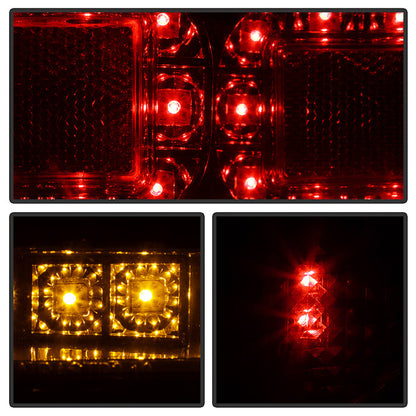 Spyder Audi TT 00-06 LED Tail Lights Black ALT-YD-ATT99-LED-BK 5000422