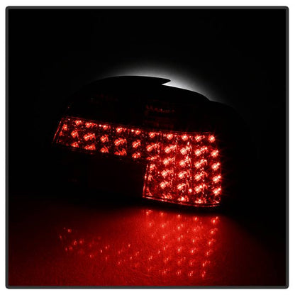 Spyder BMW E38 7-Series 95-01 LED Tail Lights Red Clear ALT-YD-BE3895-LED-RC 5000620