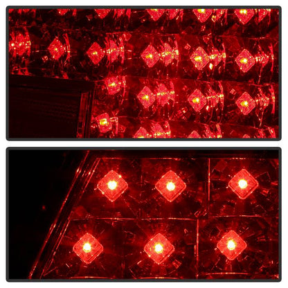 Spyder BMW E38 7-Series 95-01 LED Tail Lights Red Clear ALT-YD-BE3895-LED-RC 5000620