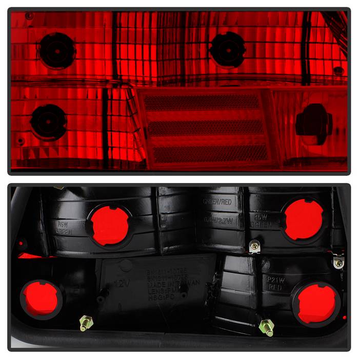 Spyder BMW E38 7-Series 95-01 Crystal Tail Lights Red Clear ALT-YD-BE3895-RC 5000651