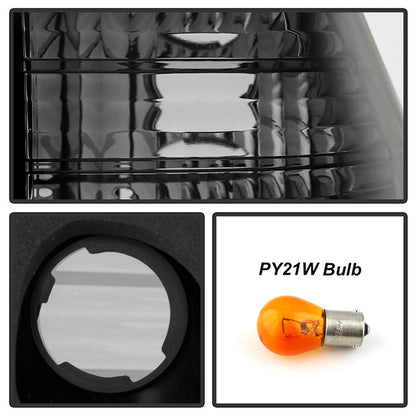 Spyder BMW E53 X5 00-06 4PCS Euro Style Tail Lights- Red Smoke ALT-YD-BE5300-RS 5000842