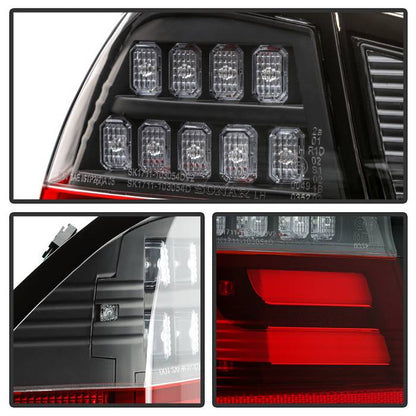Spyder BMW E90 3-Series 06-08 4Dr LED Indicator LED Tail Lights Blk ALT-YD-BE9006-LBLED-G2-BK 5071958