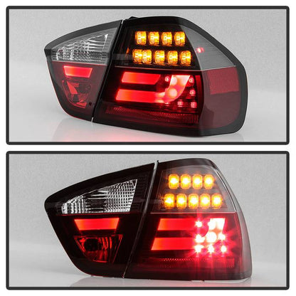 Spyder BMW E90 3-Series 06-08 4Dr LED Indicator LED Tail Lights Blk ALT-YD-BE9006-LBLED-G2-BK 5071958