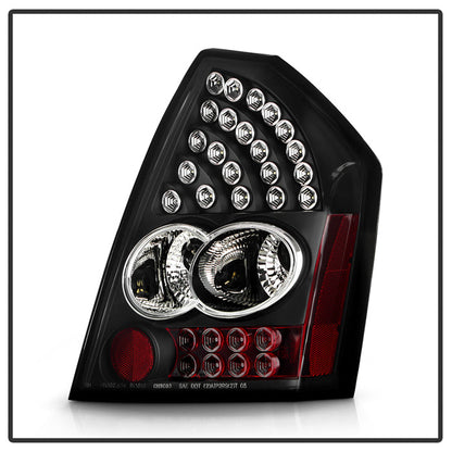 Spyder Chrysler 300C 05-07 LED Tail Lights Black ALT-YD-C305-LED-BK 5000934