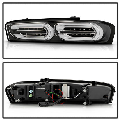 Spyder Chevy Camaro 16-18 Halogen LED Tail Lights Black ALT-YD-CCAM16HAL-SEQ-BK 5087218