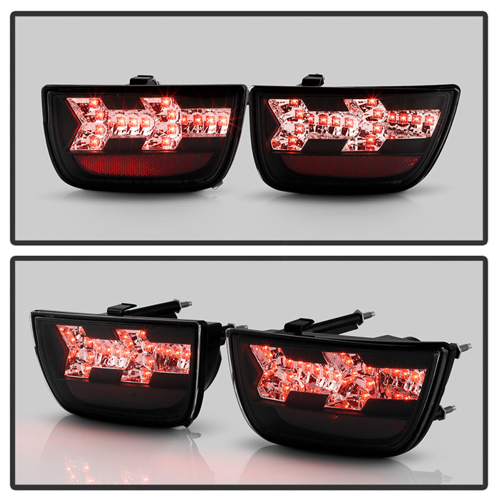 Spyder Chevy Camaro 10-13 LED Tail Lights Black ALT-YD-CCAM2010-LED-BK 5032188