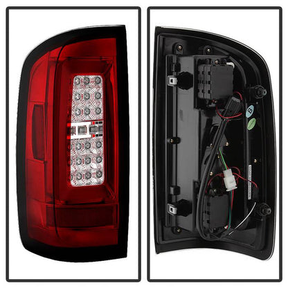 Spyder Chevy Colorado 2015-2017 Light Bar LED Tail Lights - Red Clear ALT-YD-CCO15-LED-RC 5085269