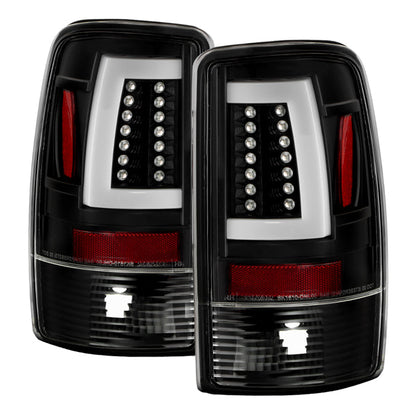 Spyder 00-06 GMC Yukon/Yukon XL V2 Light Bar LED Tail Lights - Black (ALT-YD-CD00V2-LBLED-BK) 5084149