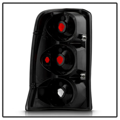 Spyder Cadillac Escalade 02-06 Euro Tail Lights Black Smoke ALT-YD-CE02-BSM 5084378