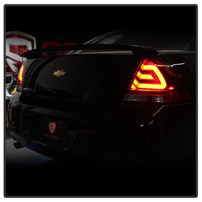 Spyder Chevy Impala 2006-2013 LED Tail Lights Red Clear ALT-YD-CHIP06-LED-RC 5076403