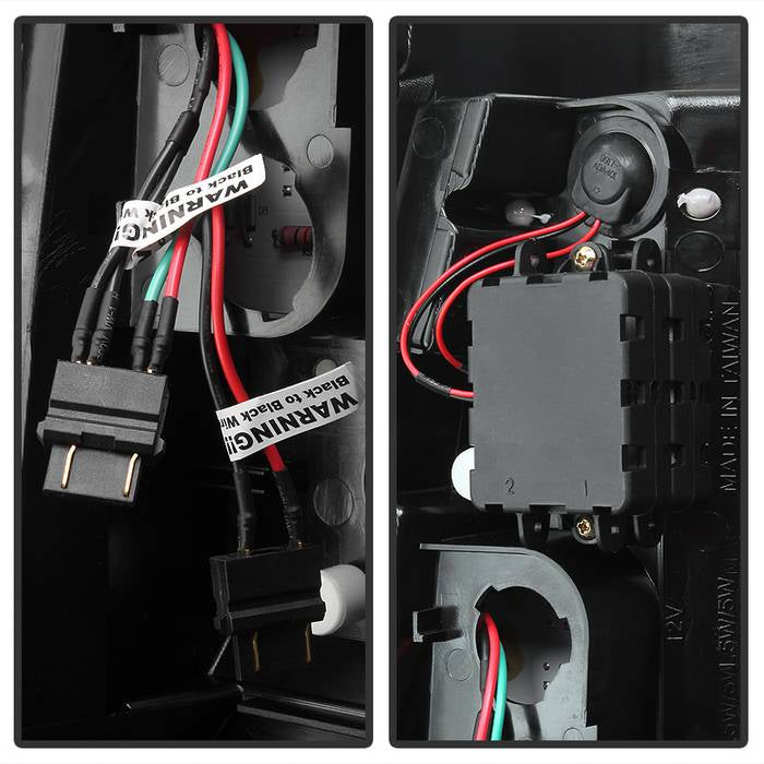 Spyder Chevy Silverado 1500/2500 03-06 Version 2 LED Tail Lights - Black ALT-YD-CS03V2-LED-BK 5081919