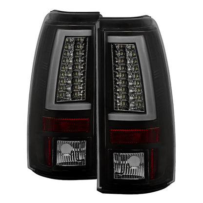 Spyder 03-06  Chevy Silverado (Does Not Fit Stepside) Version 2 LED Tail Lights - Black Smoke 5083272