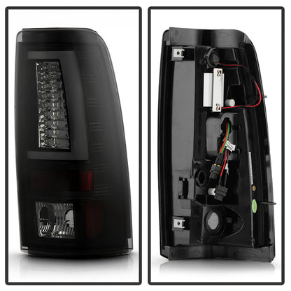 Spyder 03-06  Chevy Silverado (Does Not Fit Stepside) Version 2 LED Tail Lights - Black Smoke 5083272