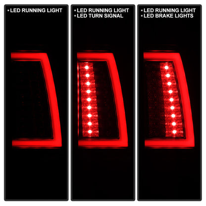 Spyder 03-06  Chevy Silverado (Does Not Fit Stepside) Version 2 LED Tail Lights - Black Smoke 5083272