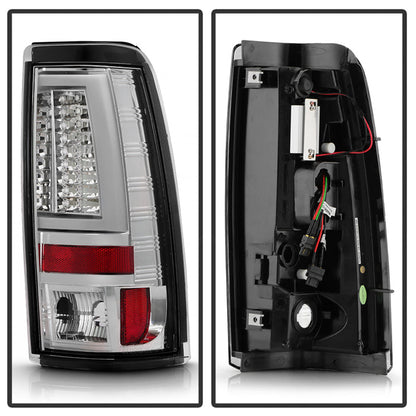 Spyder Chevy Silverado 1500/2500 03-06 Version 2 LED Tail Lights - Chrome ALT-YD-CS03V2-LED-C 5081902