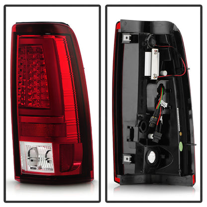 Spyder Chevy Silverado 1500/2500 03-06 Version 2 LED Tail Lights - Red Clear ALT-YD-CS03V2-LED-RC 5081926