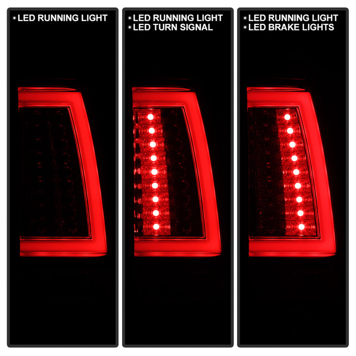 Spyder Chevy Silverado 1500/2500 03-06 Version 2 LED Tail Lights - Smoke ALT-YD-CS03V2-LED-SM 5081940