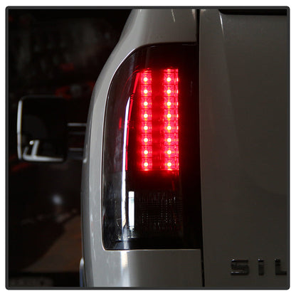 Spyder Chevy Silverado 07-13 LED Tail Lights Red Smoke ALT-YD-CS07-LED-RS 5001801