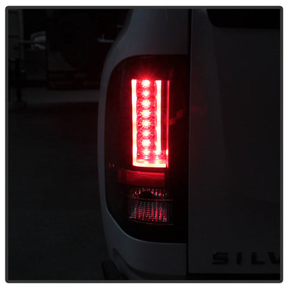 Spyder Chevy Silverado 07-13 Version 2 LED Tail Lights - Black ALT-YD-CS07V2-LED-BK 5081766