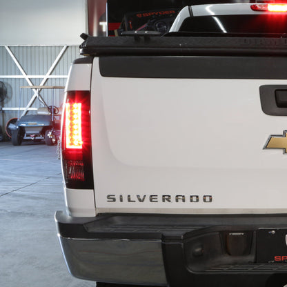 Spyder Chevy Silverado 07-13 Version 2 LED Tail Lights - Black ALT-YD-CS07V2-LED-BK 5081766