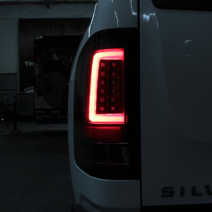 Spyder 07-13 Silverado (Will Not Work w/2010 921 Bulb) V3 LED Tail Lghts Blk ALT-YD-CS07V3-LBLED-BK 5084088