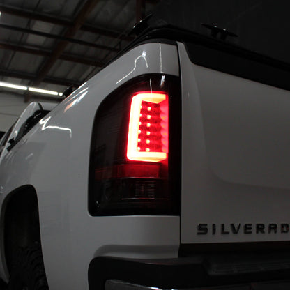 Spyder 07-13 Silverado (Will Not Work w/2010 921 Bulb) V3 LED Tail Lghts Blk ALT-YD-CS07V3-LBLED-BK 5084088