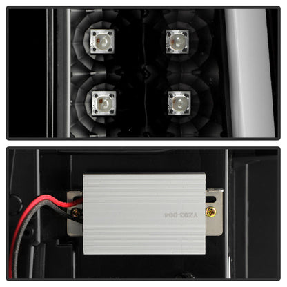 Spyder 07-13 Silverado (Will Not Work w/2010 921 Bulb) V3 LED Tail Lghts Blk ALT-YD-CS07V3-LBLED-BK 5084088