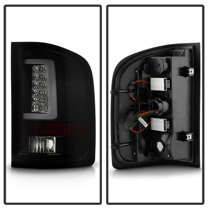 Spyder 07-13 Silverado (Will Not Work w/2010 921 Bulb)V3 Tail Lights Blk Smk ALT-YD-CS07V3-LBLED-BSM 5084095